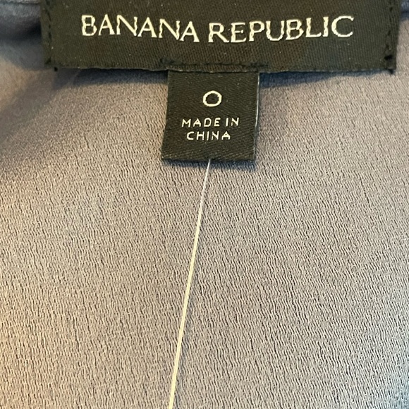 Banana Republic NWT Gray Ruffle Cuff Romper, Size - “0” - Picture 4 of 5